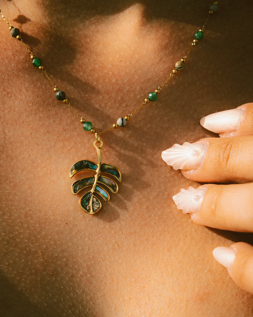 Collier - Monstera