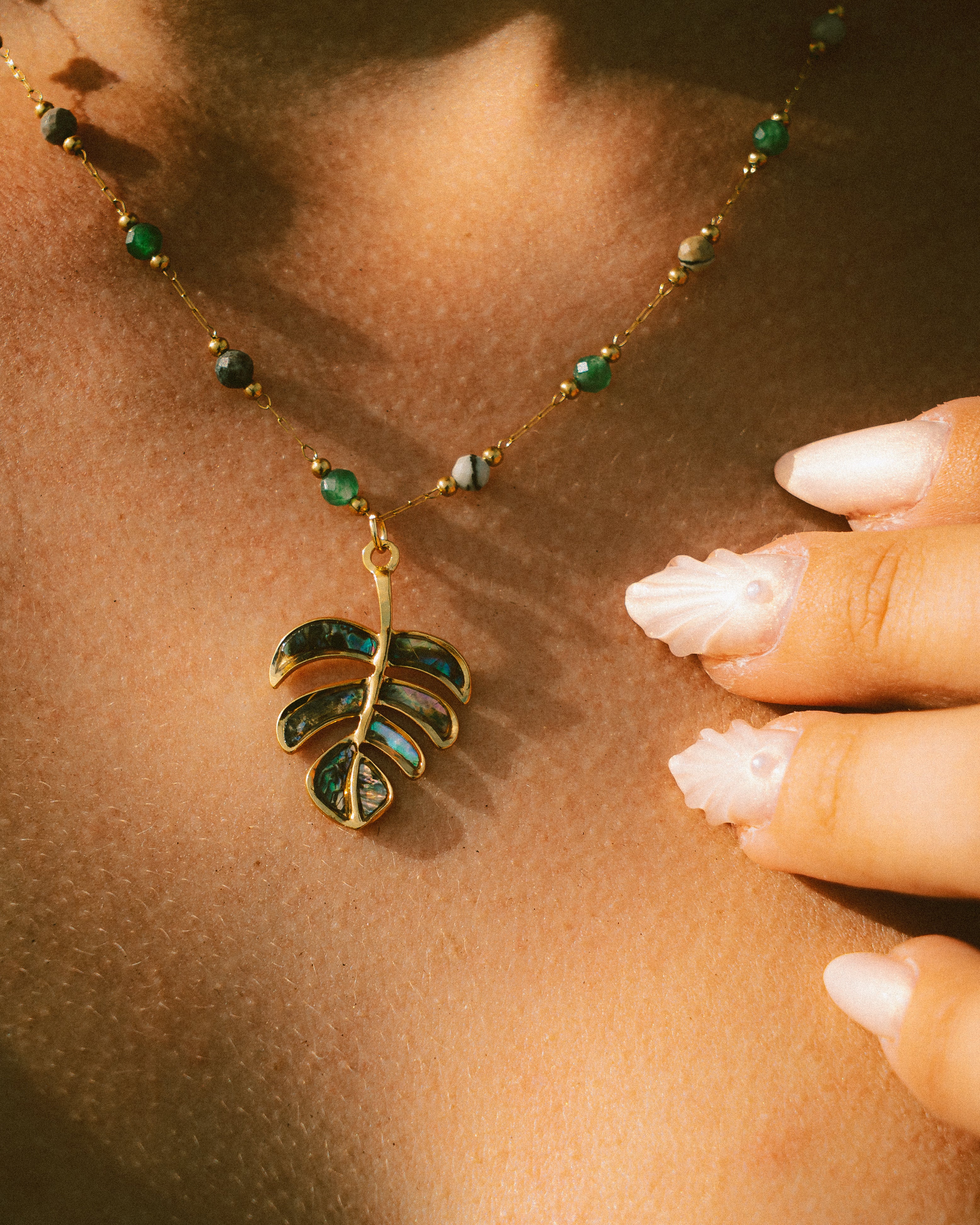 Collier - Monstera