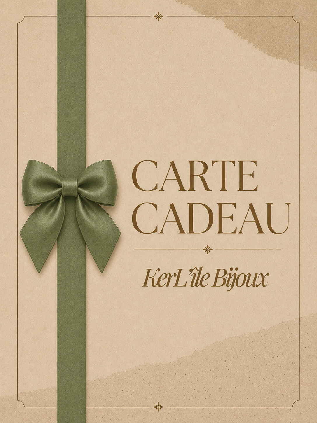 Carte cadeau KerL'île Bijoux