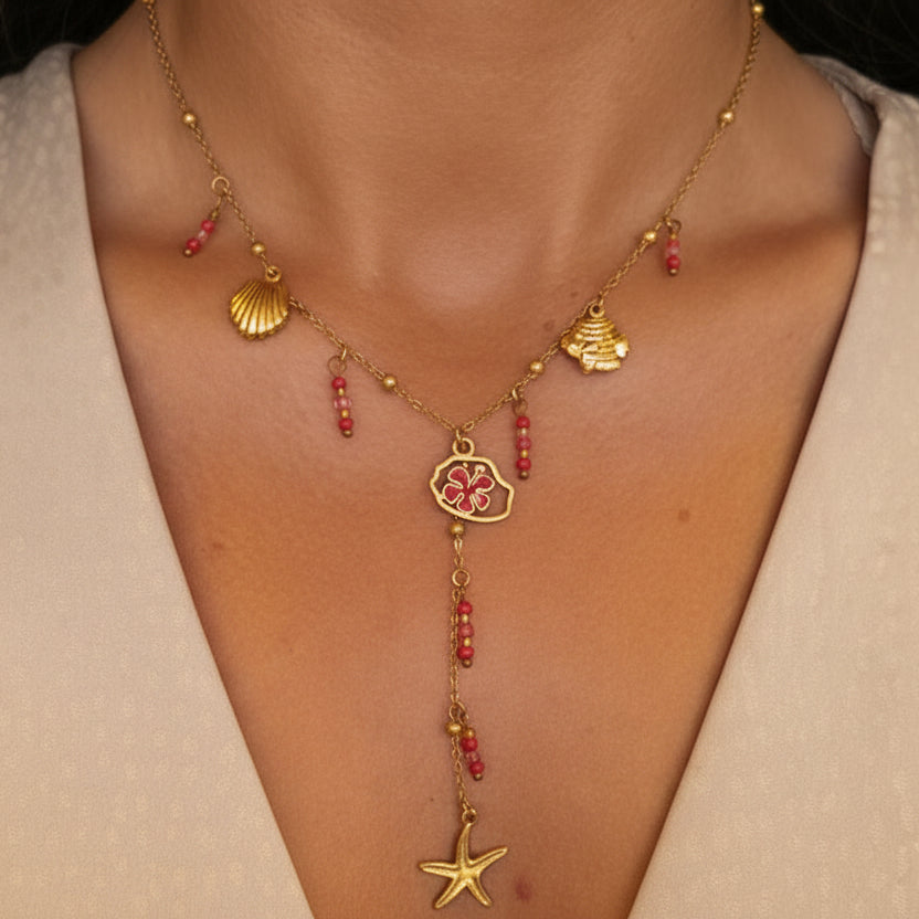 Collier - Hibiscus Péi